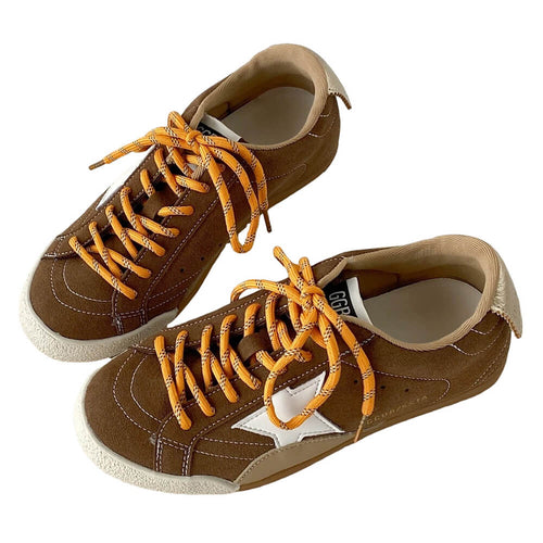 Boogzel Apparel Star Patch Suede Sneakers