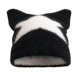 Boogzel Apparel Star Print Cat Ear Hat, view 2
