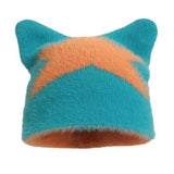 Boogzel Apparel Star Print Cat Ear Hat, view 3