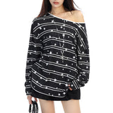 Boogzel Apparel Star Print Long Sleeve T-Shirt, view 2