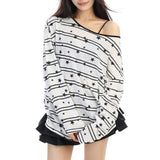 Boogzel Apparel Star Print Long Sleeve T-Shirt, view 5