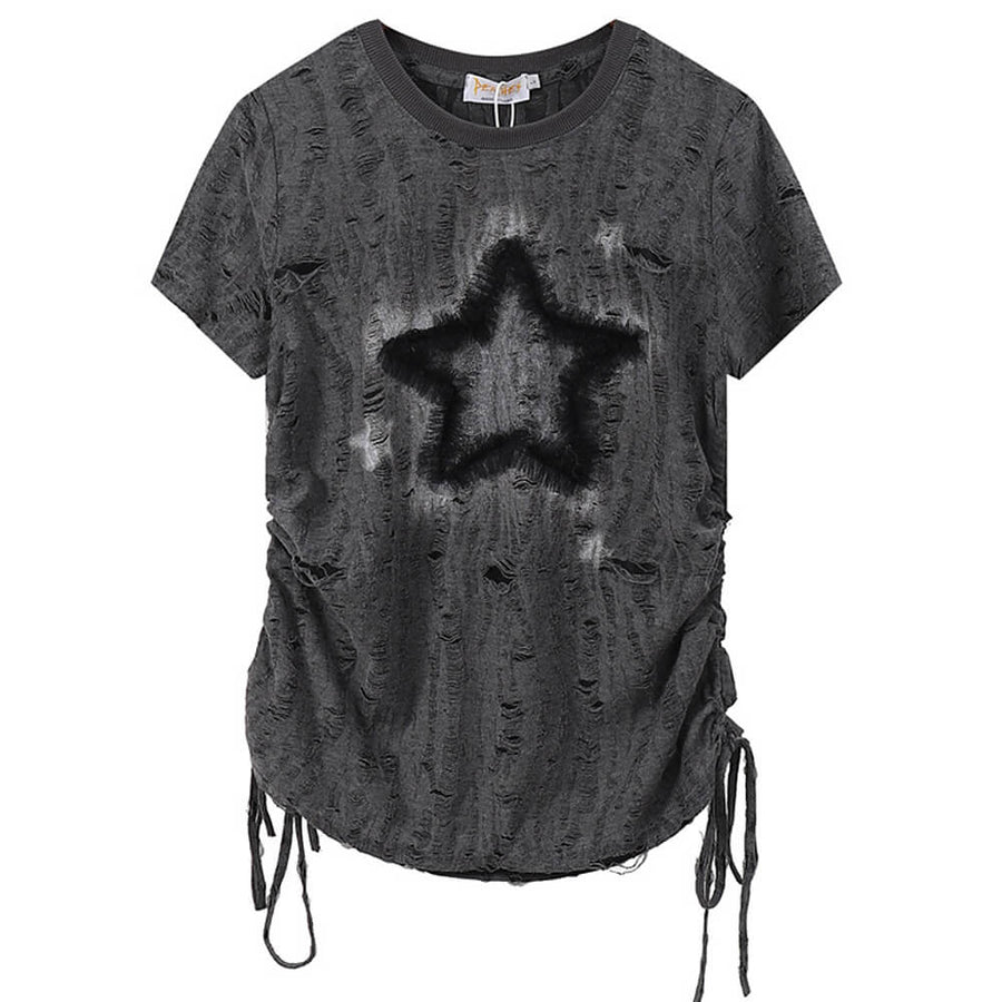 Boogzel Apparel Star Print Relaxed Fit T-Shirt