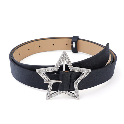 Boogzel Apparel Star Rhinestone Buckle Belt
