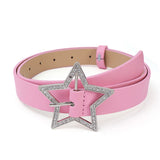 Boogzel Apparel Star Rhinestone Buckle Belt, view 2