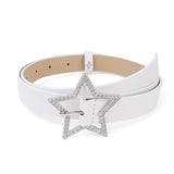 Boogzel Apparel Star Rhinestone Buckle Belt, view 3