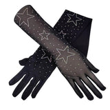Boogzel Apparel Star Rhinestone Gloves, view 3