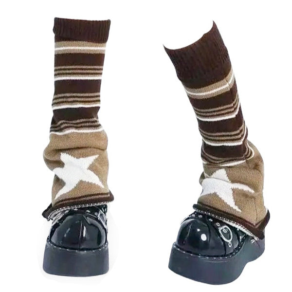 Boogzel Apparel Star Striped Leg Warmers
