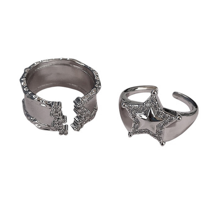 Boogzel Apparel Stargirl Aesthetic Ring Set