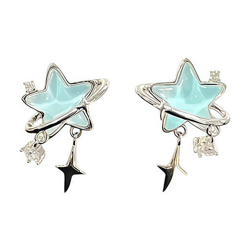 Boogzel Apparel Starlight Orbit Stud Earrings