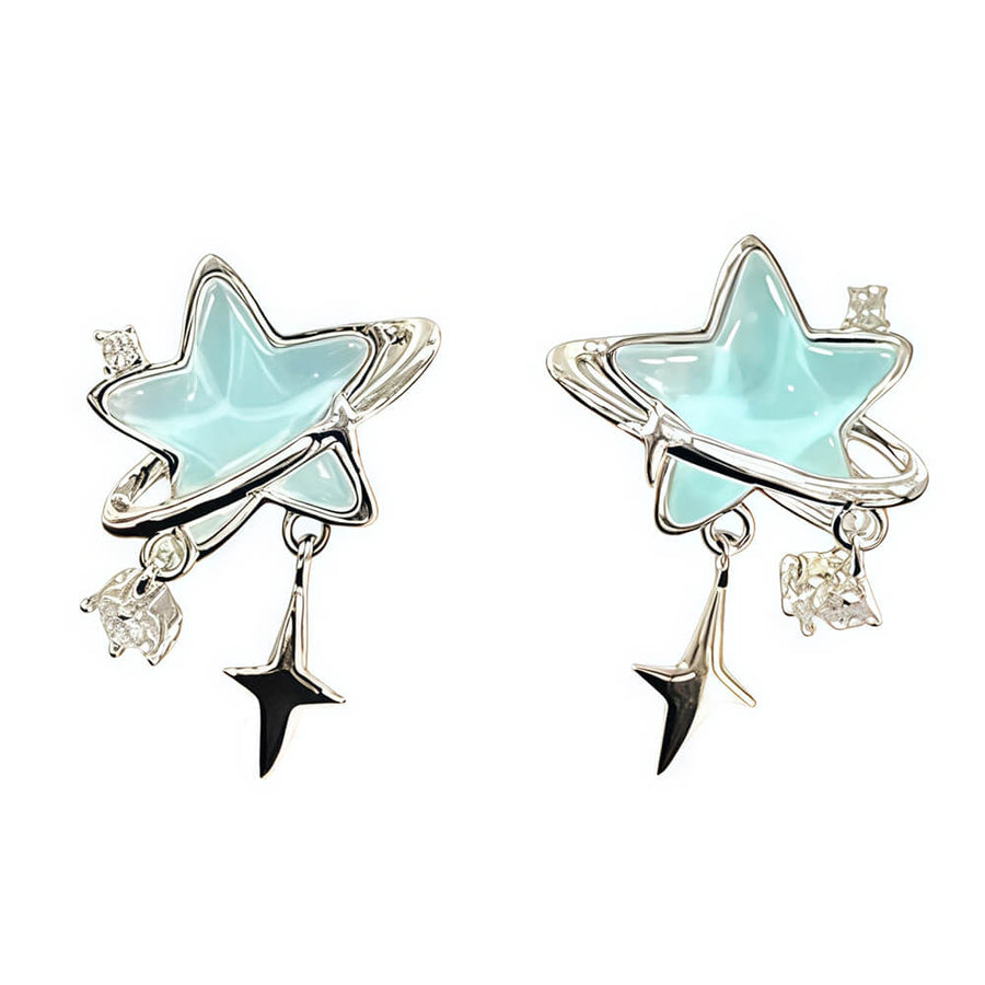 Boogzel Apparel Starlight Orbit Stud Earrings