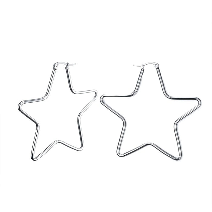 Boogzel Apparel Stars Hoop Earrings