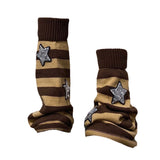 Boogzel Apparel Stars Striped Leg Warmers, view 2