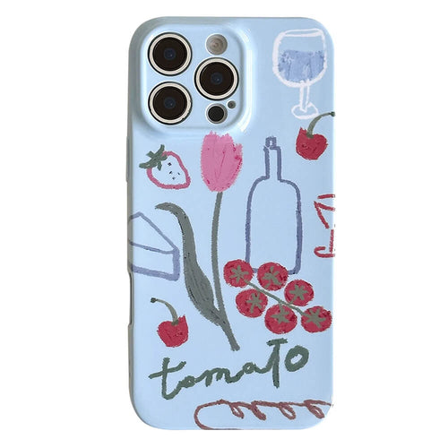 Boogzel Apparel Still Life with Tomatoes iPhone Case
