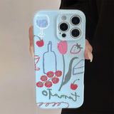 Boogzel Apparel Still Life with Tomatoes iPhone Case, view 2