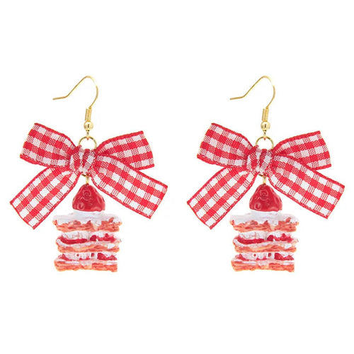 Boogzel Apparel Strawberry Cake Earrings