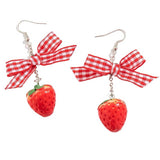 Boogzel Apparel Strawberry Cake Earrings, view 2