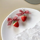 Boogzel Apparel Strawberry Cake Earrings, view 3