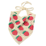 Boogzel Apparel Strawberry Crochet Hair Scarf, view 2