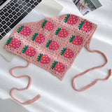 Boogzel Apparel Strawberry Crochet Hair Scarf, view 3