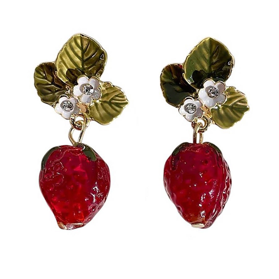 Boogzel Apparel Strawberry Earrings