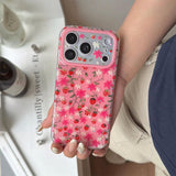 Boogzel Apparel Strawberry Fields Aesthetic iPhone Case, view 3