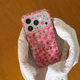 Boogzel Apparel Strawberry Fields Aesthetic iPhone Case, view 4