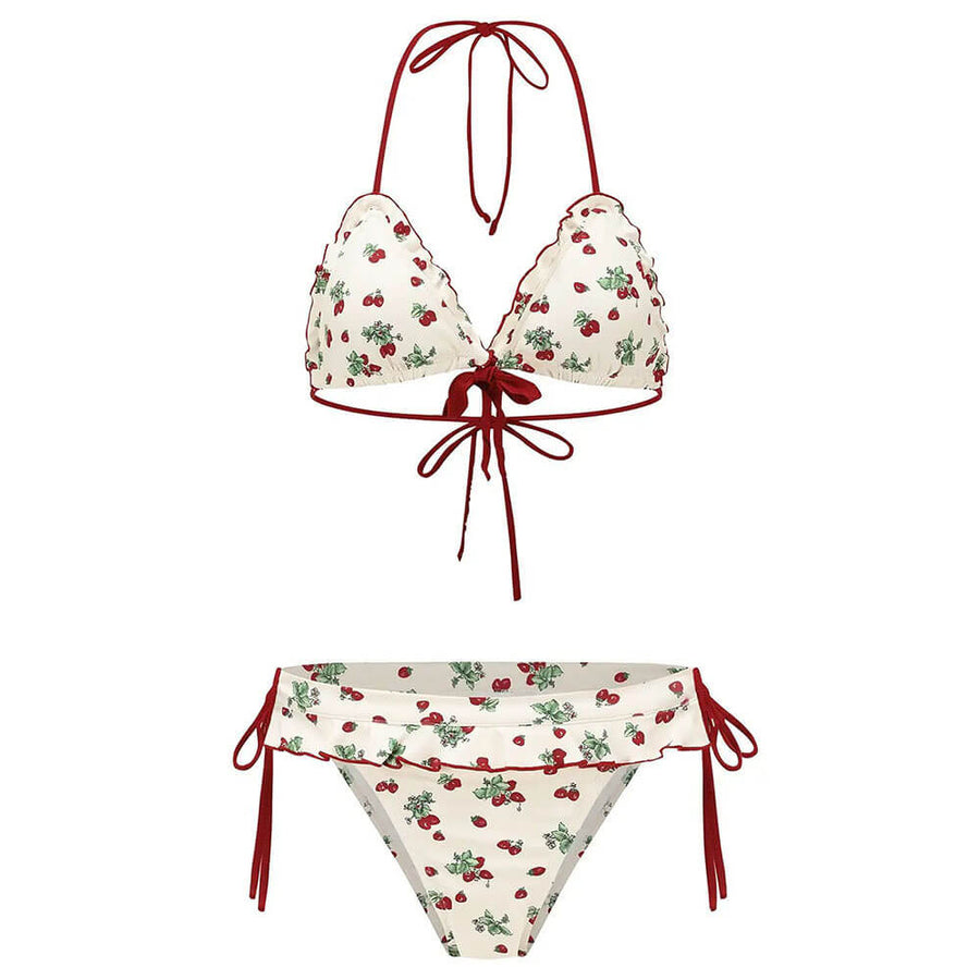 Boogzel Apparel Strawberry Fields Bikini Set