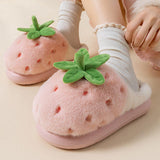 Boogzel Apparel Strawberry Fluffy Slippers, view 3