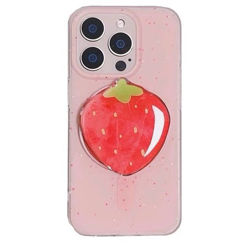 Boogzel Apparel Strawberry Grip iPhone Case