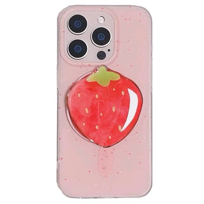 Boogzel Apparel Strawberry Grip iPhone Case
