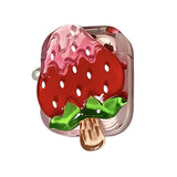 Boogzel Apparel Strawberry Ice Cream Airpods Case, view 2