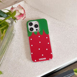 Boogzel Apparel Strawberry iPhone Case, view 4