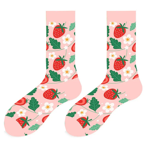Boogzel Apparel Strawberry Print Socks