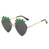 Boogzel Apparel Strawberry Shaped Sunglasses, view 2