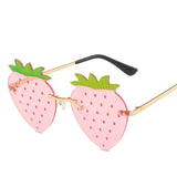 Boogzel Apparel Strawberry Shaped Sunglasses, view 3
