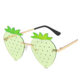 Boogzel Apparel Strawberry Shaped Sunglasses, view 4