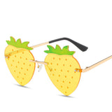 Boogzel Apparel Strawberry Shaped Sunglasses, view 5
