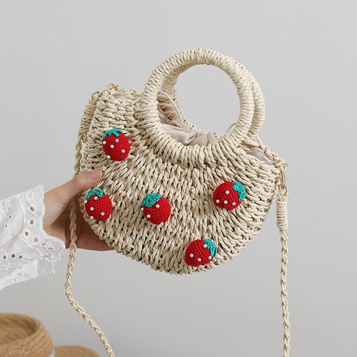 Boogzel Apparel Strawberry Straw Bag
