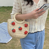 Boogzel Apparel Strawberry Straw Bag, view 4