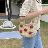 Boogzel Apparel Strawberry Straw Bag, view 5