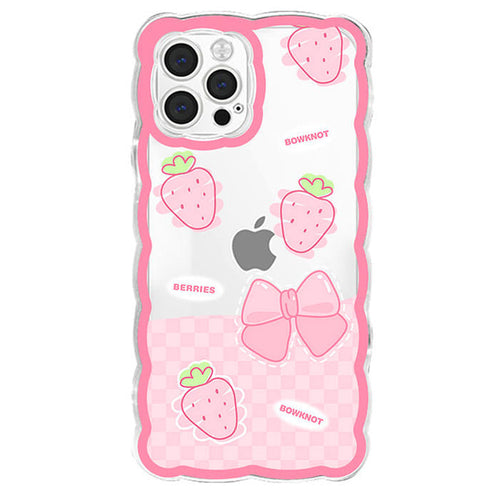 Boogzel Apparel Strawberry Wave iPhone Case