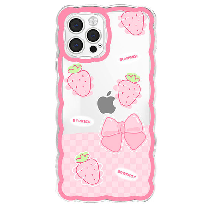 Boogzel Apparel Strawberry Wave iPhone Case