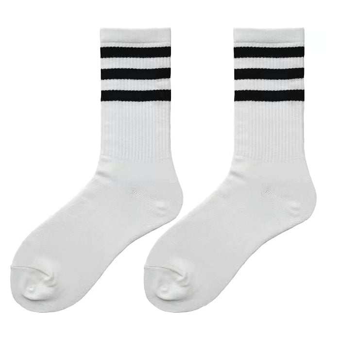 Boogzel Apparel Striped Crew Socks