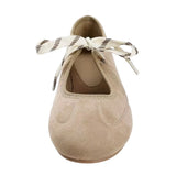 Boogzel Apparel Suede Lace Up Mary Jane Flats, view 3