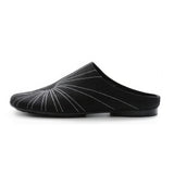 Boogzel Apparel Sun Embroidered Tabi Mule Flats, view 3