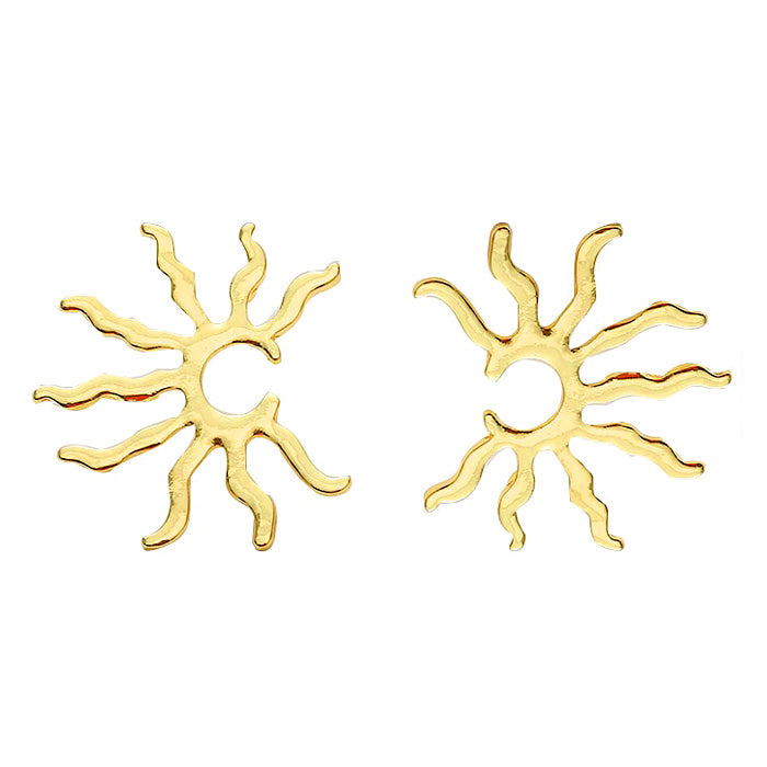 Boogzel Apparel Sun Gold Earrings
