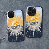 Boogzel Apparel Sun & Moon Aesthetic iPhone Case, view 2