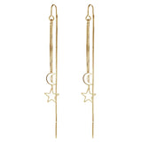 Boogzel Apparel Sun & Moon Dangle Earrings, view 2