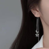 Boogzel Apparel Sun & Moon Dangle Earrings, view 3