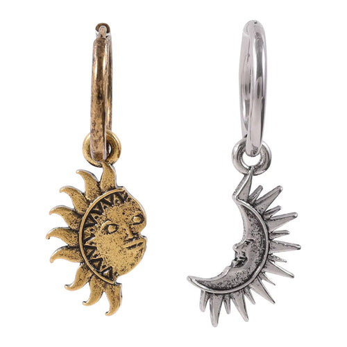 Boogzel Apparel Sun & Moon Earrings